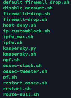Voorgedefinieerde active-response-scripts